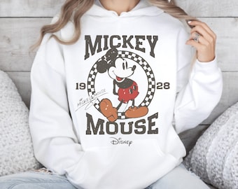 Retro Mickey Mouse Hoodie, Classic Mickey Mouse Hoodie, Disney Vacation Hoodie, Disneyland Mickey Hoodie, Magic Kingdom Hoodie, Mickey Tee