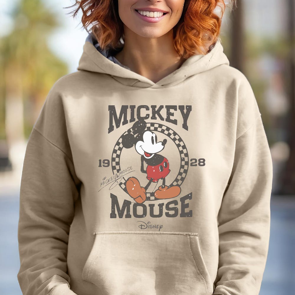 Retro Mickey Mouse Hoodie, Classic Mickey Mouse Hoodie, Disney Vacation Hoodie, Disneyland Mickey Hoodie, Magic Kingdom Hoodie, Mickey Tee Teeplaza Design