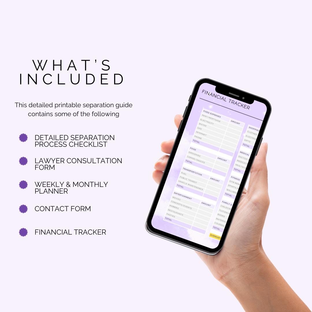 Separation Process Checklist - INSTANT DOWNLOAD, Separation Process ...