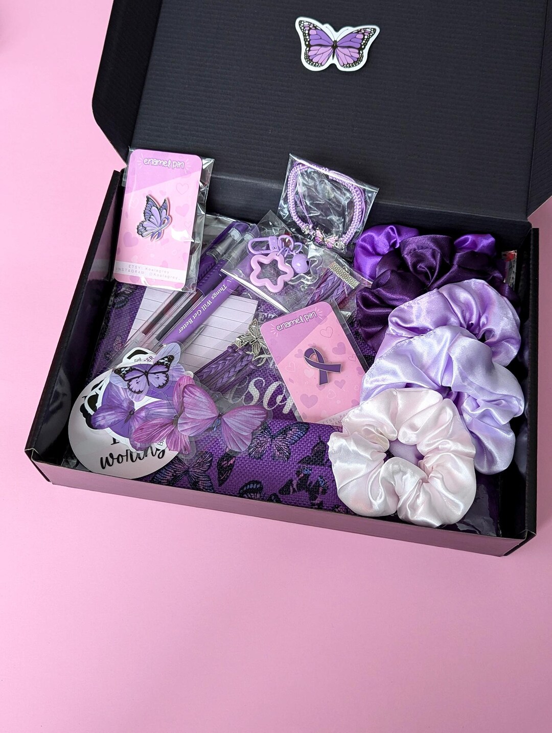 BOX SET (29PCS) - Narcissistic Abuse Support & Purple Ribbon Enamel Pin ...