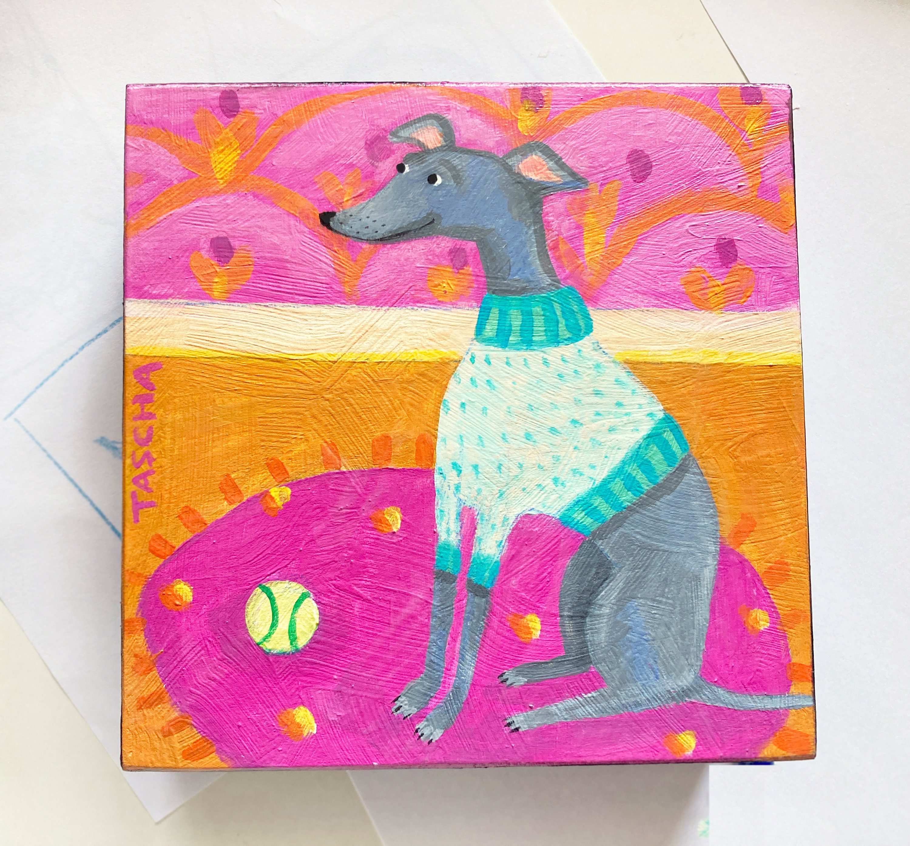 Italian Greyhound Umbrella - Semi Automatic Italian Greyhound Umbrella - Semi Automatic