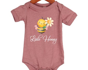 Bumble Bee Baby Bodysuit, Cute Little Honey Toddler Shirt, Perfect Baby Shower Gift