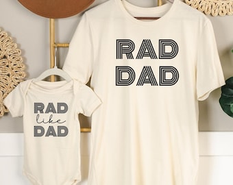 Rad Dad Shirt: Matching Daddy and Kid Tee