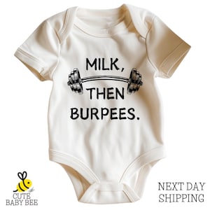 Funny Baby Bodysuit: Crossfit Gym Workout Gift
