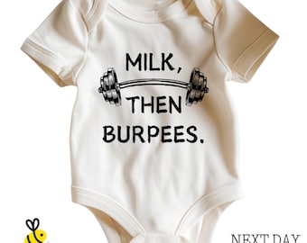 Funny Baby Bodysuit: Crossfit Gym Workout Gift