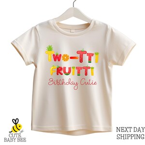 Twotti Frutti Birthday Cutie Tee - Second Bday Kids Shirt & Bodysuit