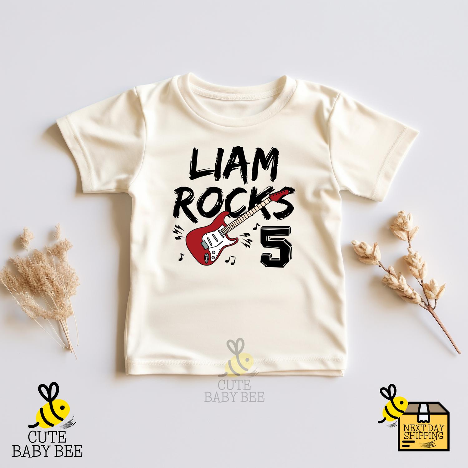 Kids Rock Star Shirt UK - Main Image
