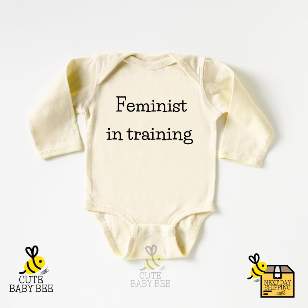 Feminist in Training Natural Baby Onesie, Toddler Shirt, Vintage ...