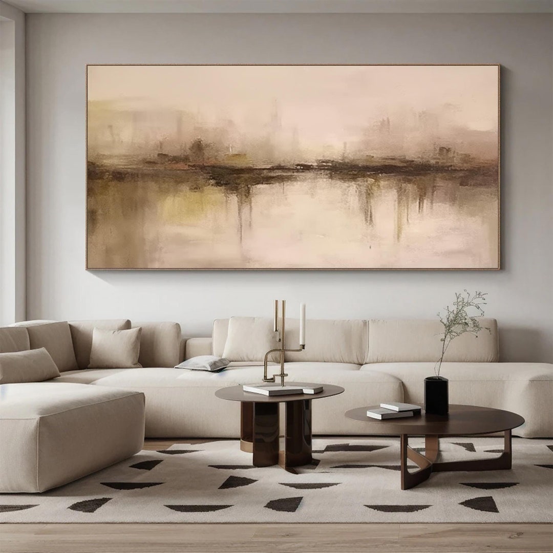 Brown Minimalist Wall Art Wabi Sabi Wall Art Black Textured Abstract ...