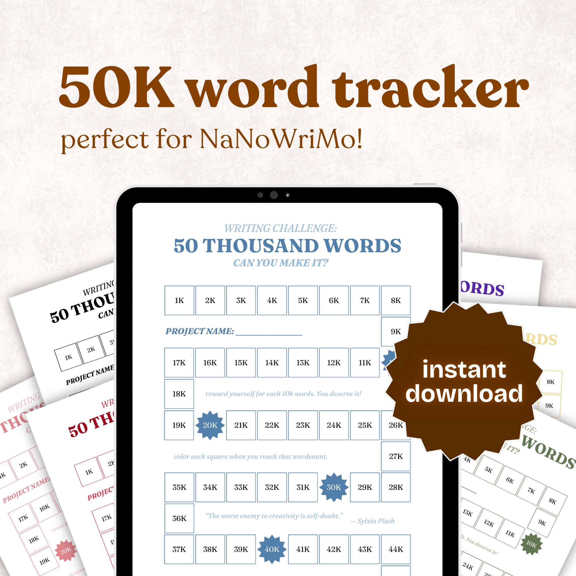 Word Count Tracker