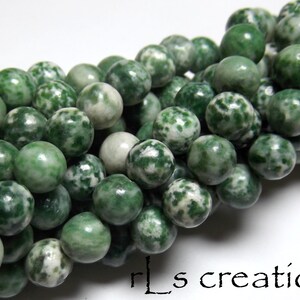 Tree Agate 4mm/6mm/8mm Rounds 16IN Strand