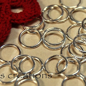 Jumprings 10MM 18GA Silver Plated