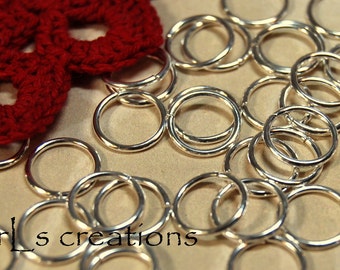 Jumprings 10MM 18GA Silver Plated