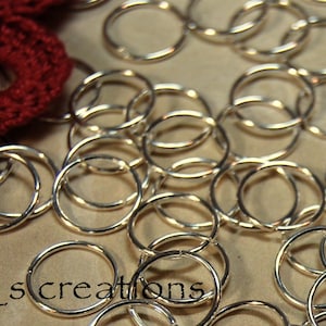 Jump Rings 10MM 20GA Silver Plated