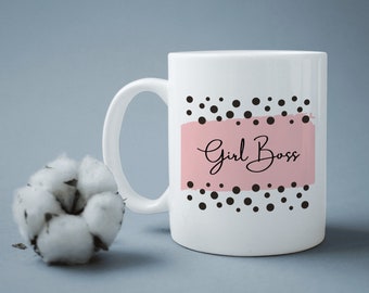 Girl Boss coffee mug