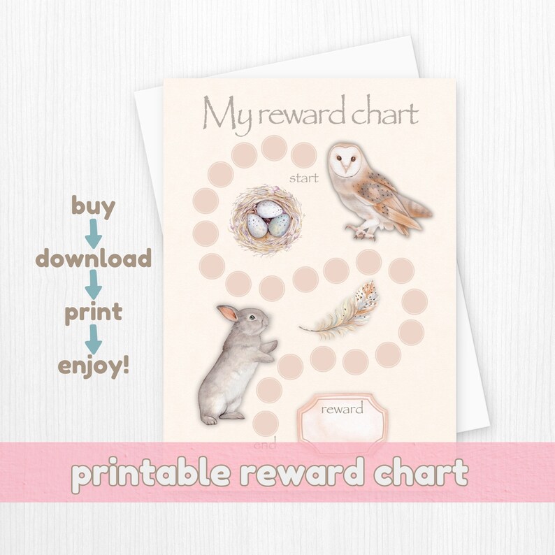 Printable Kids Reward Chart Childrens Reward Chart Kids Toddler Potty Printable Kids Reward Chart Childrens Reward Chart Kids Toddler Potty