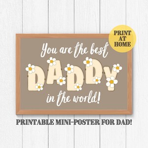 Vatertag bedruckbar, Geschenk für Papa, Vatertagsgeschenk, Vatertagsgeschenk Australien, Geschenk für neuen Papa, Papageschenke, digitaler Download