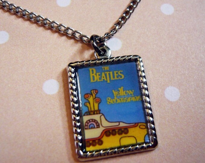The Beatles Yellow Submarine Necklace Etsy