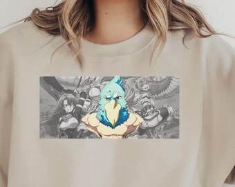 Shangri-La Frontier Anime Crewneck Sweatshirt, Rakuro Art