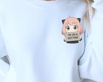 Kawaii Anime Crewneck | "I'm on a Ootting" Chibi Sweatshirt