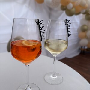 Hochzeit Glasmarkierer Platzkarten Geburtstag Firmenfeier Famlienfeier Party Name Charms Wein Sekt Coktail Glas Marker Personalisiert Bild 1