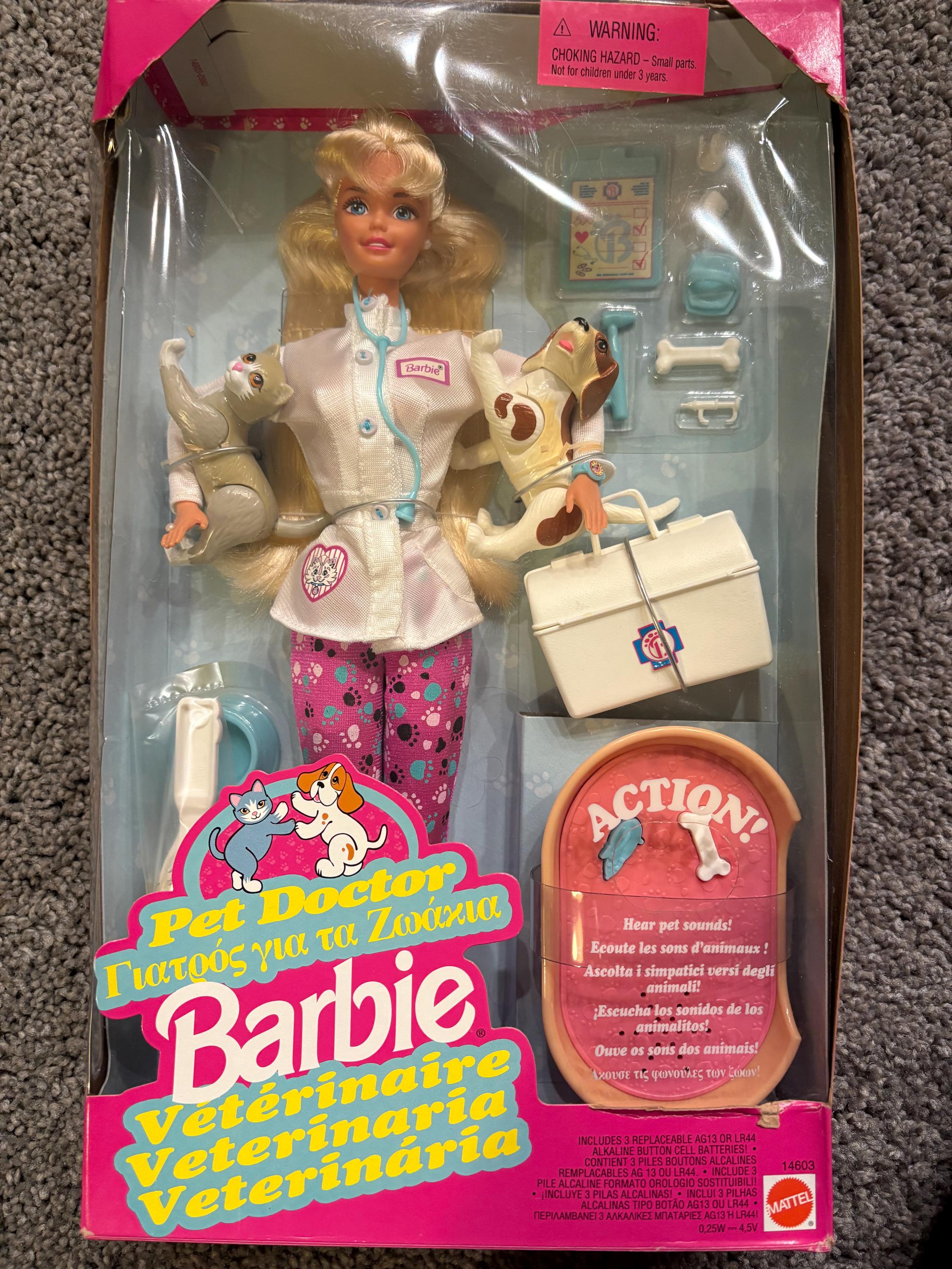 Mattel Pet Doctor Barbie - Etsy