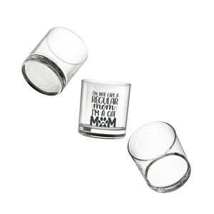 Lustiges Katzenmama Whiskyglas: Neuheit Geschenk für Katzenliebhaber (10oz) Bild 3