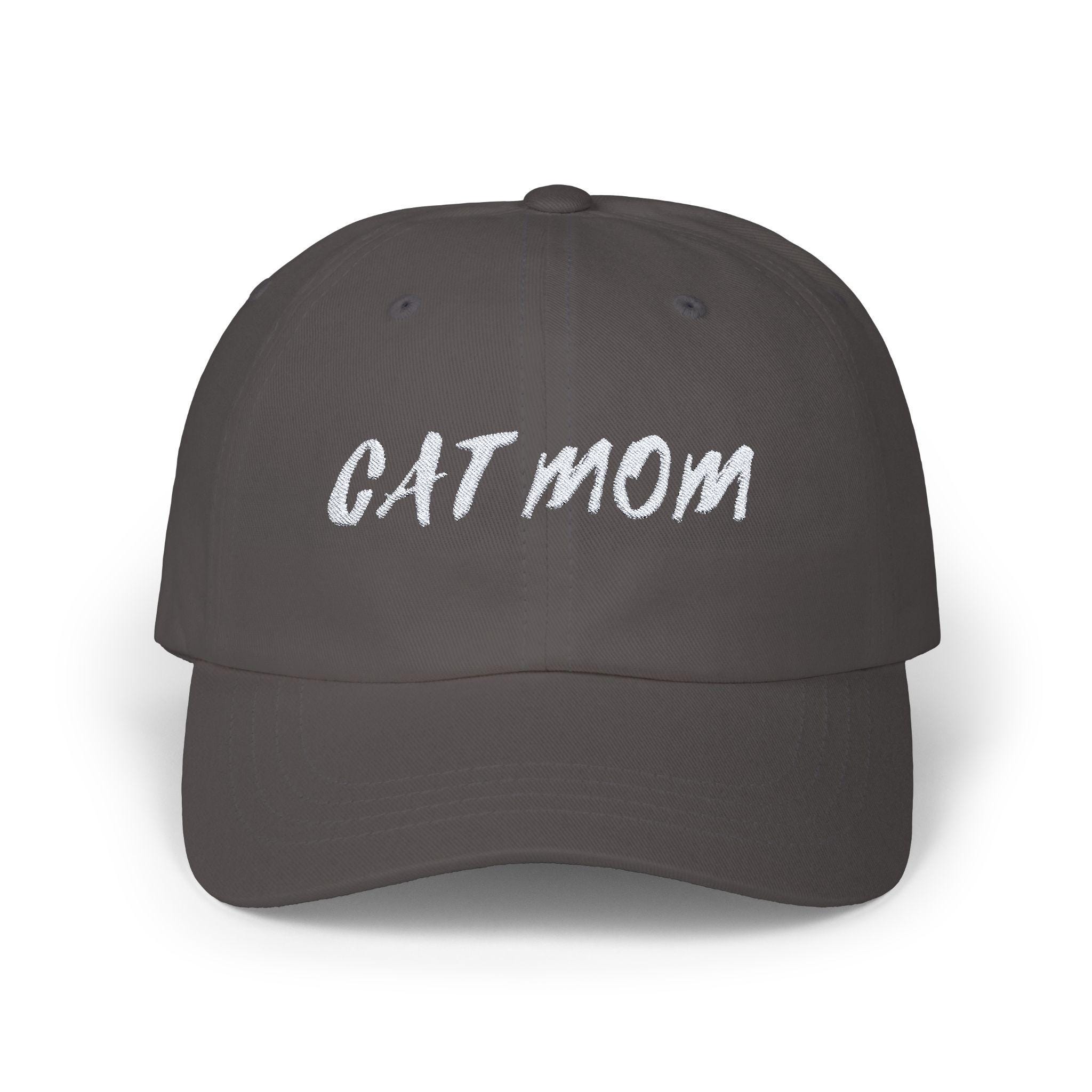 Embroidered Cat Mom Baseball Cap, Cat Lover Gift - Etsy display picture 1