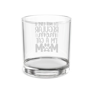 Lustiges Katzenmama Whiskyglas: Neuheit Geschenk für Katzenliebhaber (10oz) Bild 5