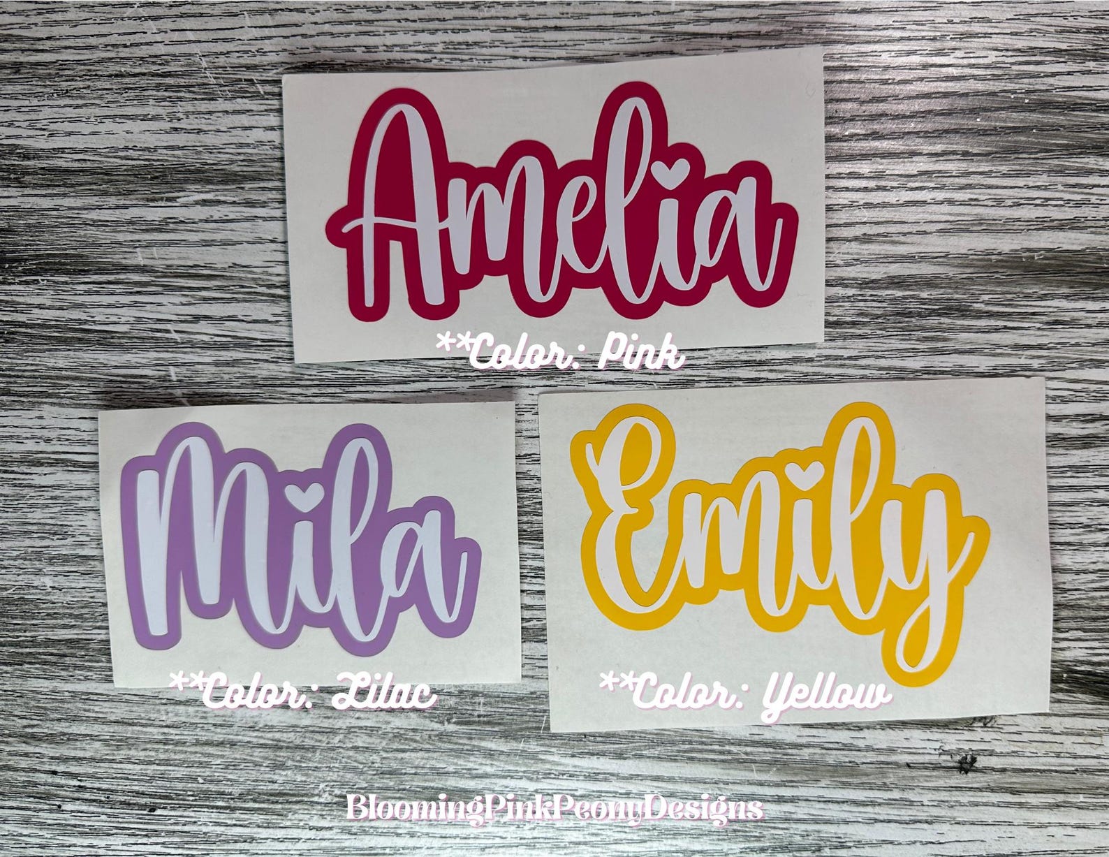 Name Decal Sticker Name Decal Stanley Cup Name Decal Custom Vinyl Name ...