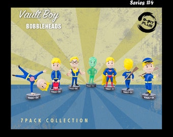 Vault Boy Fallout Bobblehead Figures Collection - Boxed - [13/15 cm - 5/6 inches] - Series #4