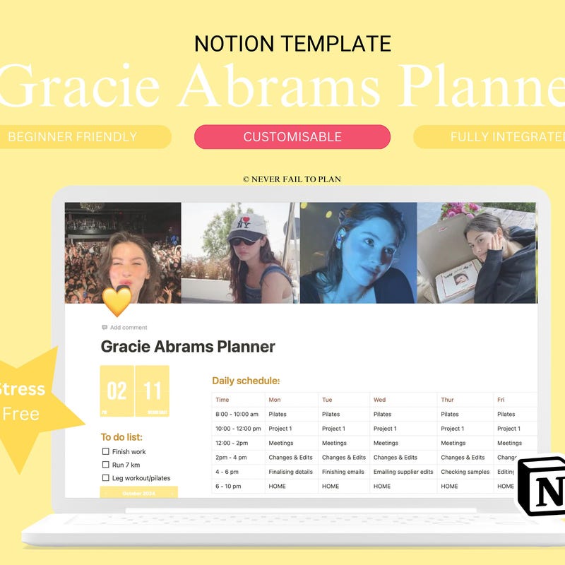 Gracie abrams 2025 calendar Etsy.de