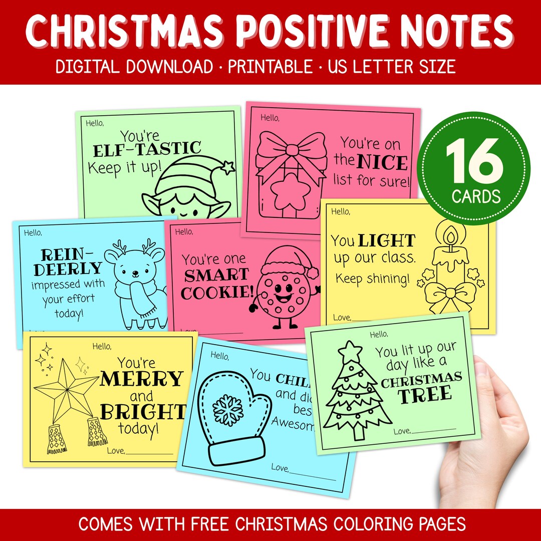 Christmas Positive Affirmation Cards Affirmation Cards Printable ...