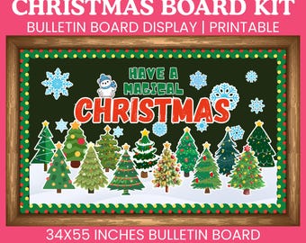 Christelijk Prikbord Kerst Prikbord Winter Kerst Deurdecoratie Fijne Feestdagen Klaslokaal