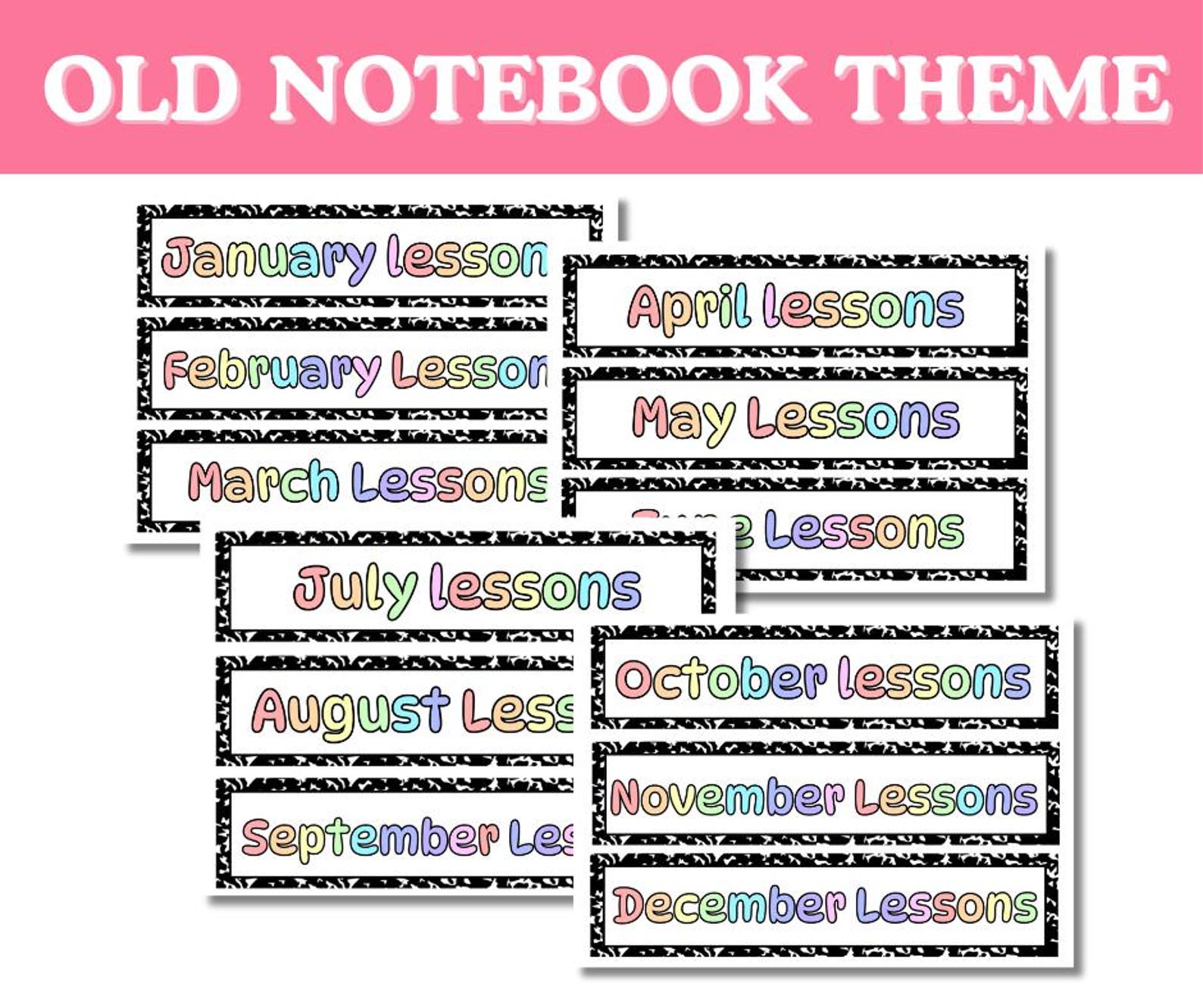 Printable Teacher Lesson Plan Stickers Planner Organization Digital ...
