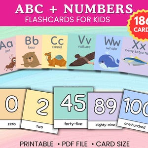 Tarjetas didácticas del alfabeto A-Z: letras mayúsculas y minúsculas. Imprimibles para preescolar y jardín de infancia. Aprendizaje Montessori.