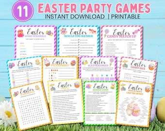 Easter Games Bundle | Printable Party Games (Digital Download)