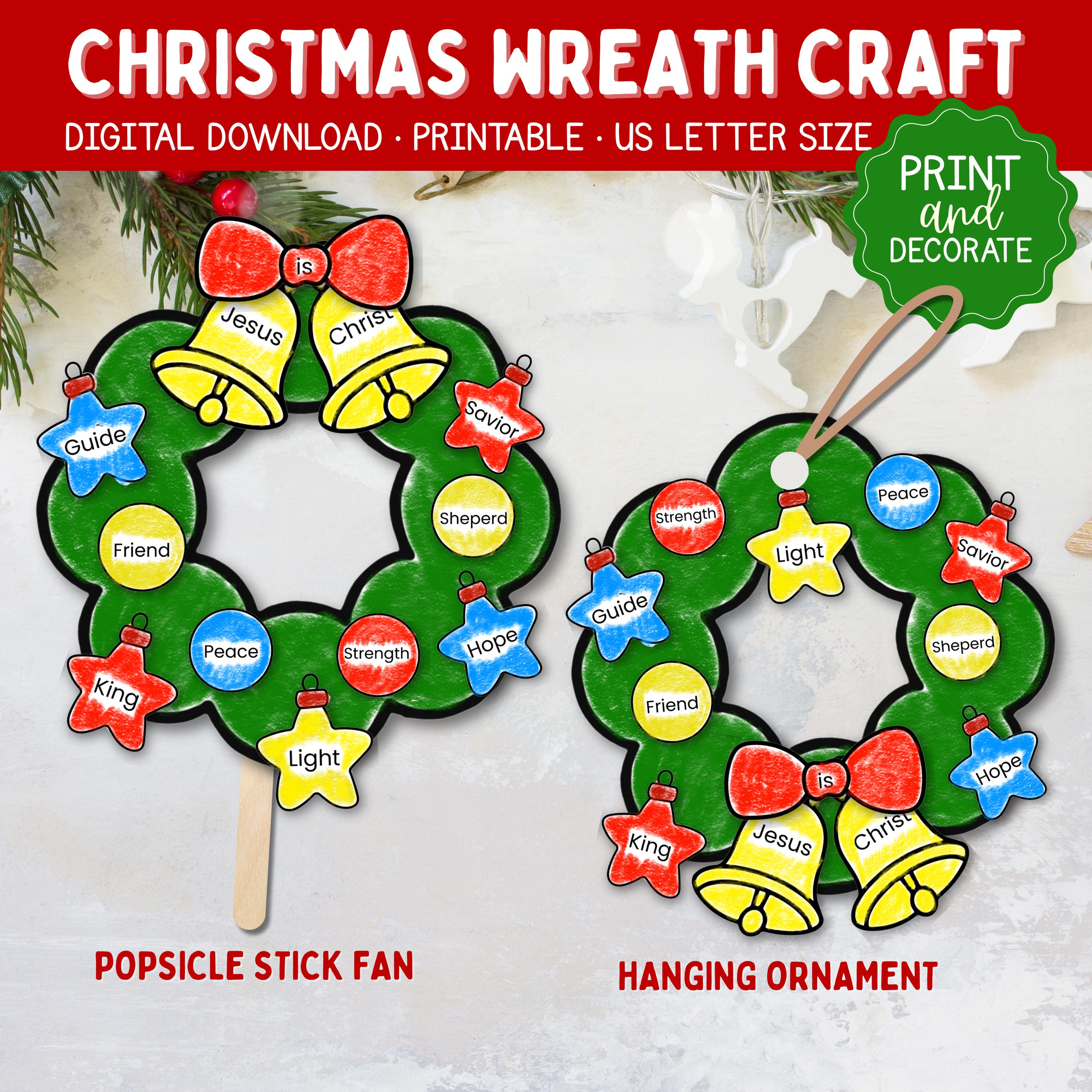 Christmas Bible Craft Names of Jesus Sunday School Craft Advent…