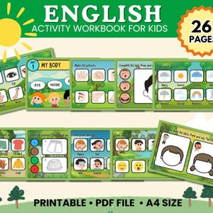 Busy Book Printable for Toddlers – Montessori Learning Binder & Quiet Book Activities