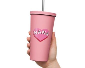 Nana Thermobecher mit Strohhalm