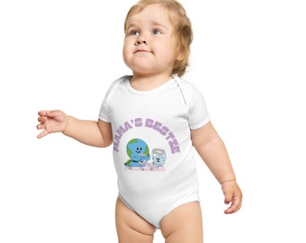 Mama's Bestie - Short Sleeve Baby Bodysuit - Perfect gift for Mother's Day