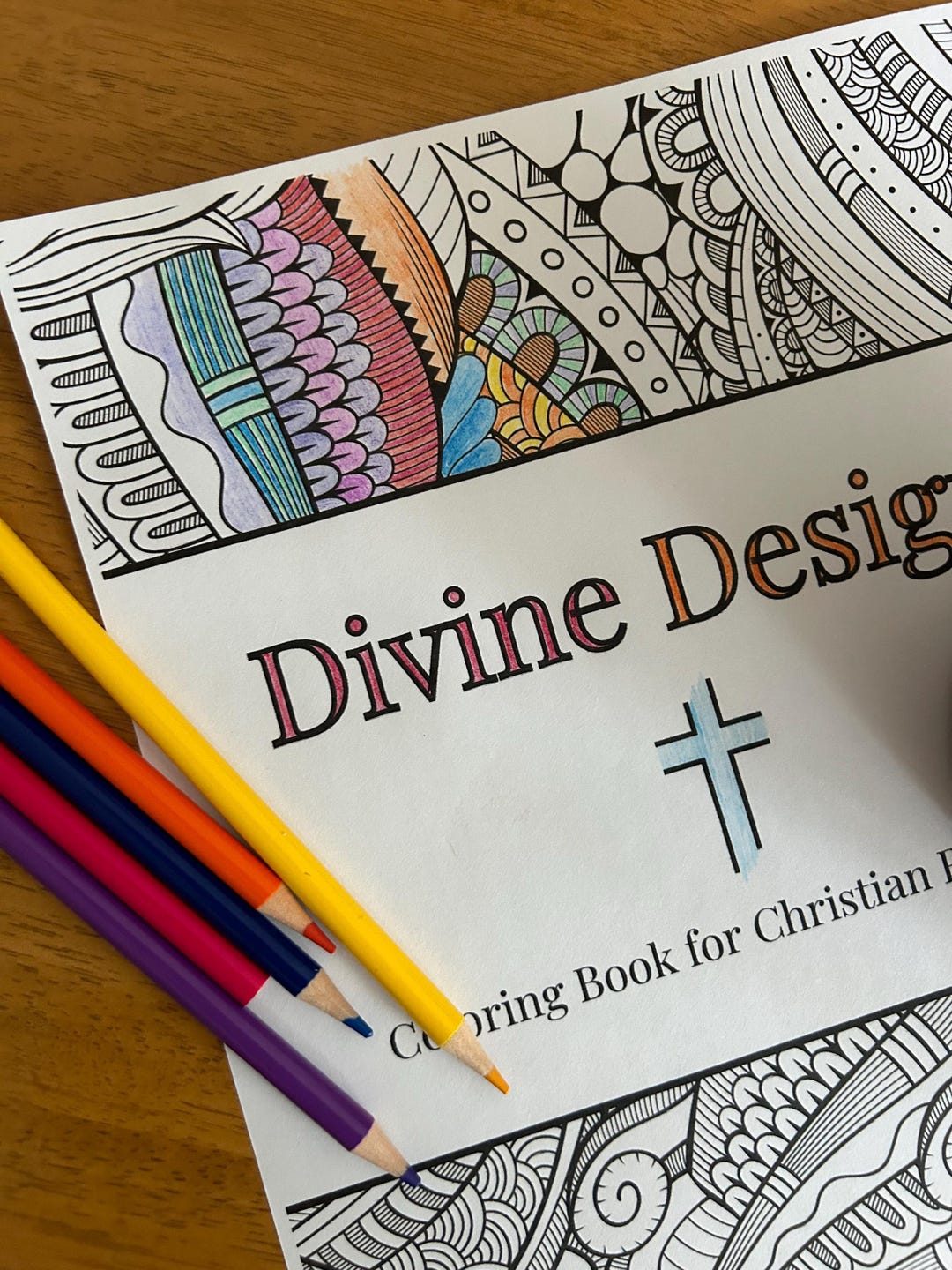 Devine Designs - A Christian Coloring Book - Etsy