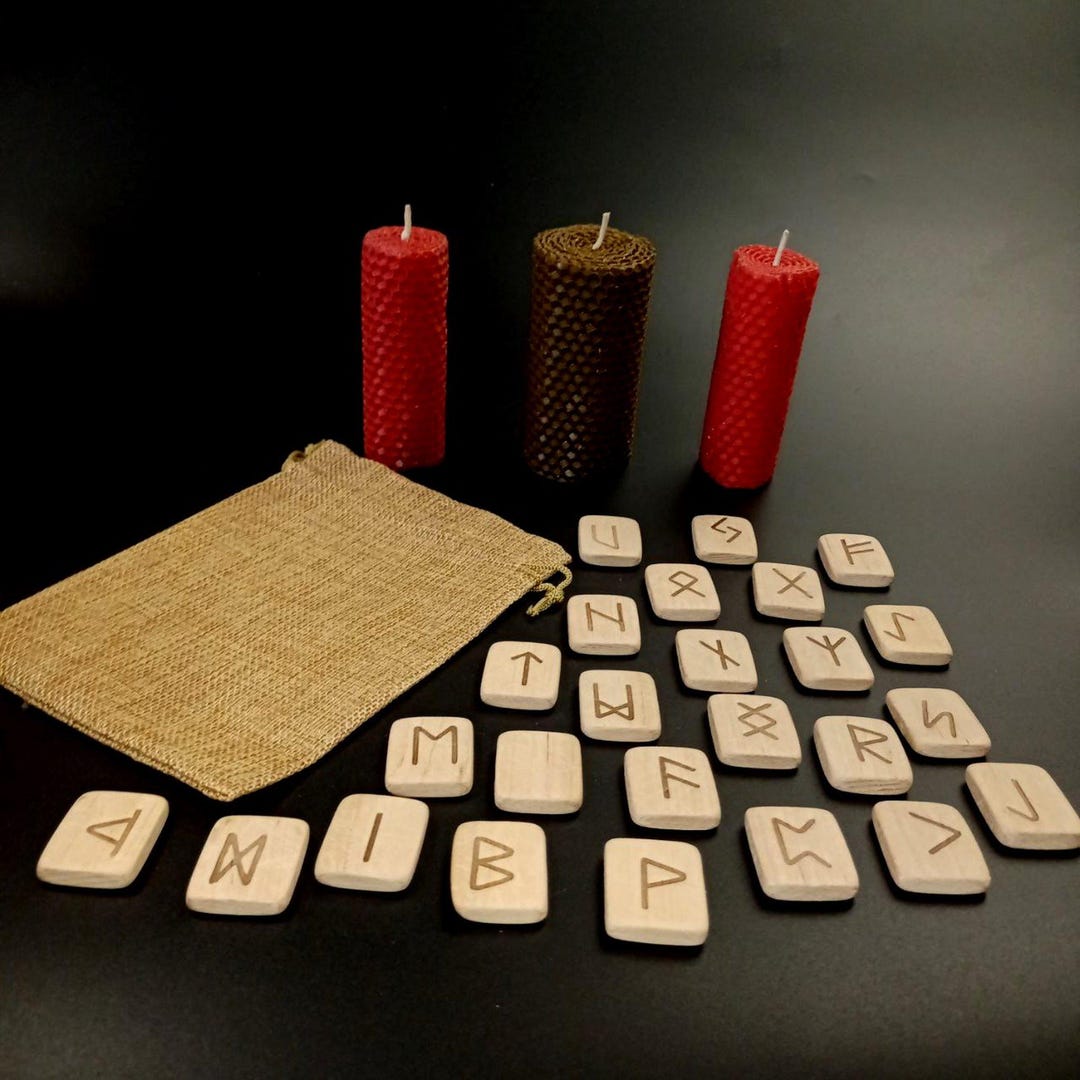 Handmade Runescape Runes Handmade Alder Wood Viking Rune Set, Elder Futhark Divination Tool - Etsy