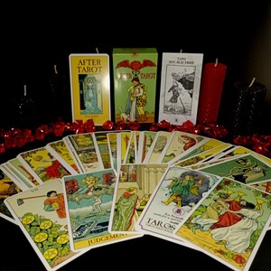 Mazzo di carte "Tarocchi delle conseguenze" / 78 carte dei tarocchi con istruzioni in russo. Oracolo magico per la divinazione + regalo a sorpresa