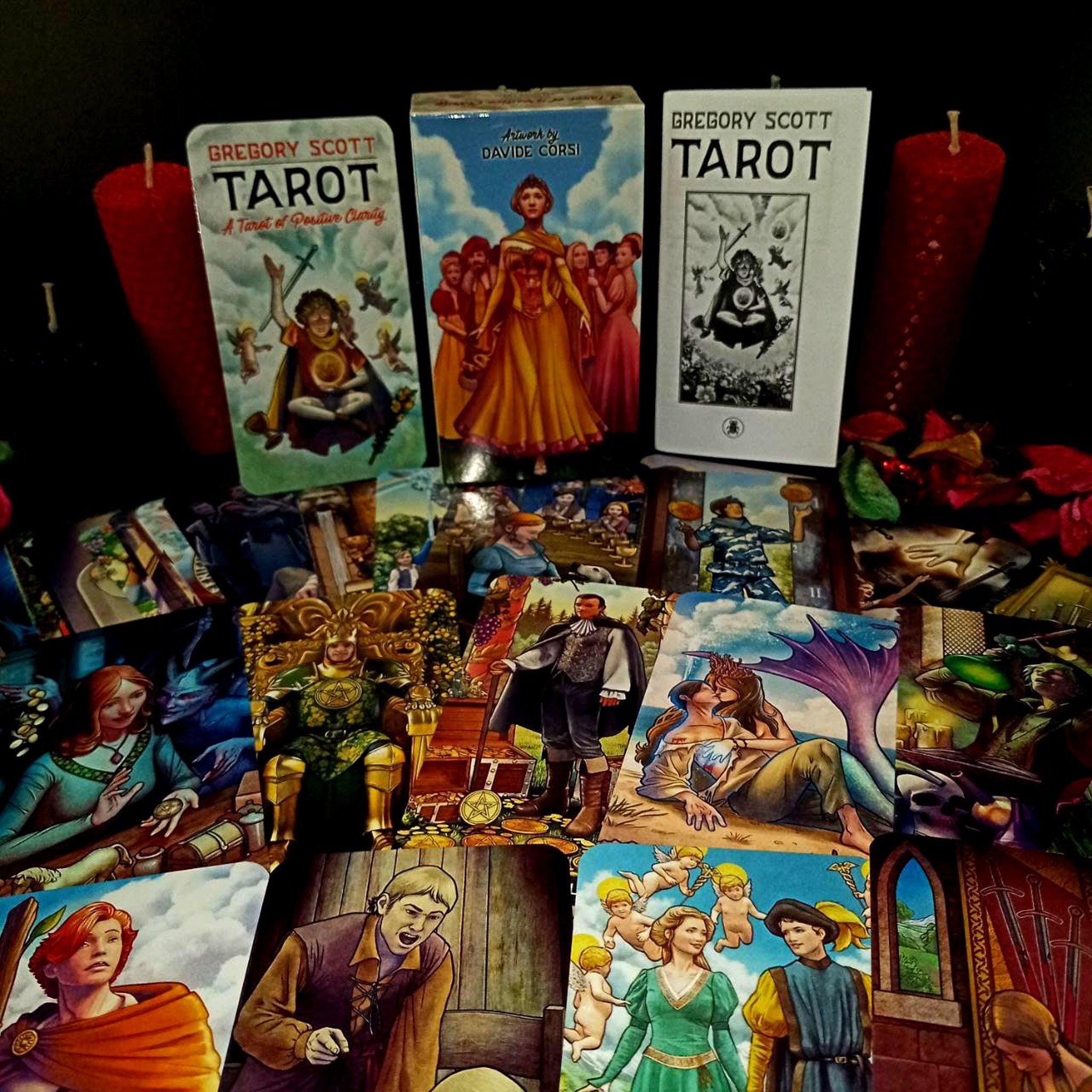Gregory Scott Tarot Deck, Illustrated by David Corsi, 78 Cards - Etsy