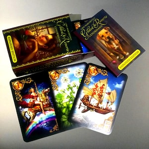 Cartas de adivinhação Golden Dreams Lenormand/O mais belo conjunto de cartas Lenormand/Ferramenta mágica para adivinhação+presente surpresa