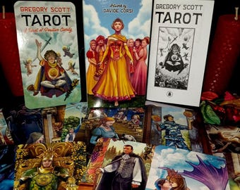 Gregory Scott Tarot Deck, Illustrated by David Corsi, 78 Cards - Etsy