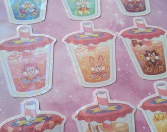 Sonic boba stickers