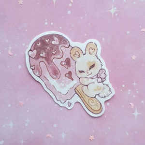 Kaninchen Eis Holo Sticker