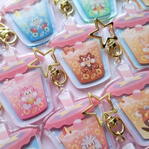 Sonic boba charms